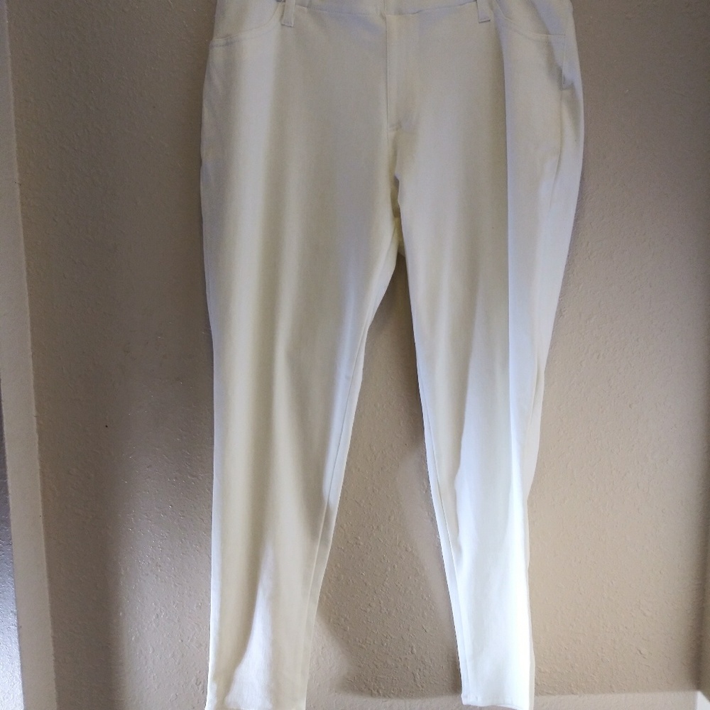 Faded glory Jeggings cream color